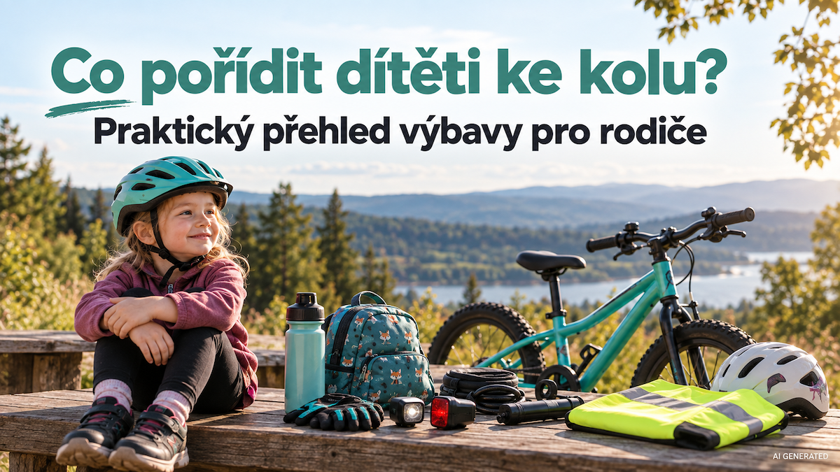 Co pořídit dítěti ke kolu? Praktický přehled výbavy pro rodiče