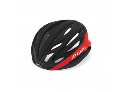 GIRO Syntax Mat Black/Bright Red 2022 (Velikost L)