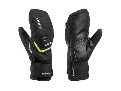 Leki Griffin S Junior Mitt 19/20 - Black-yellow (Velikost 8)