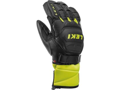 Leki Worldcup Race Flex S Junior - black-ice lemon (Velikost 8)