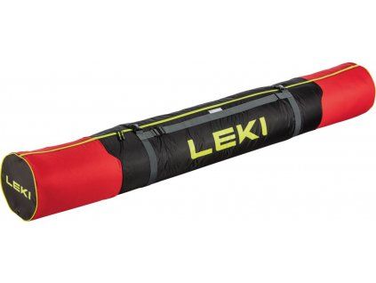 381125 381125 381125 leki cross country ski bag bright red black neonyellow 210 cm
