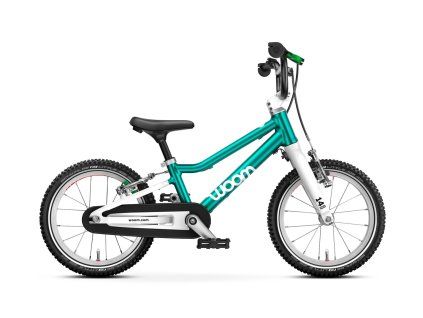 Dětské jízdní kolo WOOM 2 GO - 14"/ metallic turquoise