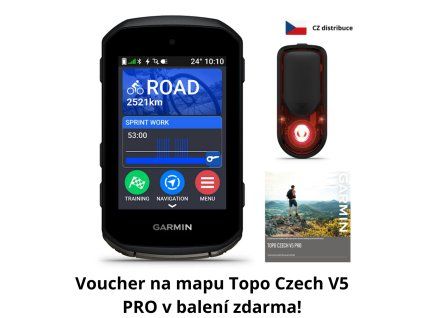 Garmin Edge 850 + Varia™ RearVue 820  + TOPO Czech PRO mapy jako dárek!