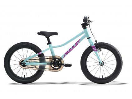 Dětské jízdní kolo AMULET 16 Fun - celeste blue/purple (2026)