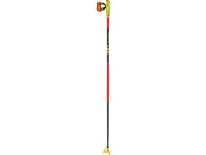 Leki HRC Junior TR, bright red-violet-neonyellow (Velikost 145 cm)