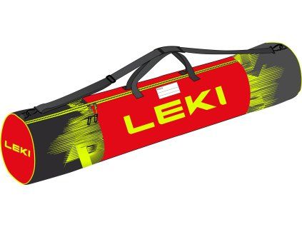 Leki Pole Bag, black-neonyellow-bright red (Velikost 140 cm)