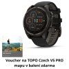 Garmin Fenix 8 51mm Solar, titan sapphire Carbon Gray  + CZ distribuce a TOPO Czech mapy ZDARMA!