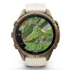 Garmin fenix 9 43 mm AMOLED Gold Titanium Cream/French Gray