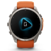 Germin fenix 9 Pro 51 mm AMOLED inReach Titanium Autumn Orange/Spark